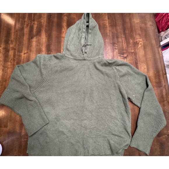 New .. Time and Tru Hooded Sweater - Army Green - L Time and Tru Size: L - Picture 3 of 15